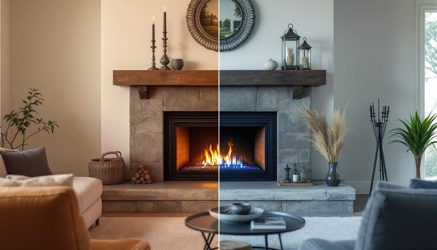 Comment choisir entre une cheminée à bois et une cheminée à gaz ?